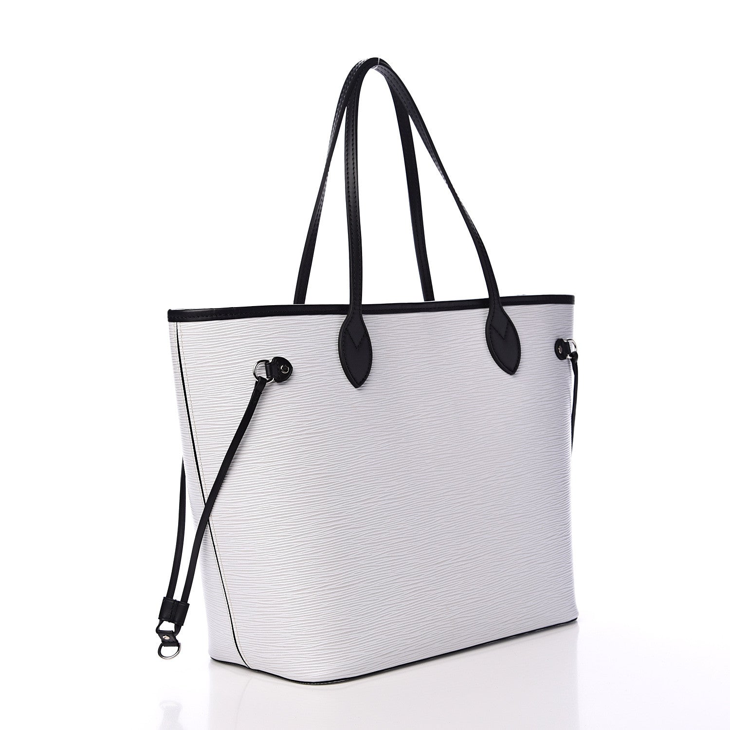 Louis Vuitton Epi Neverfull MM White 3 of 12