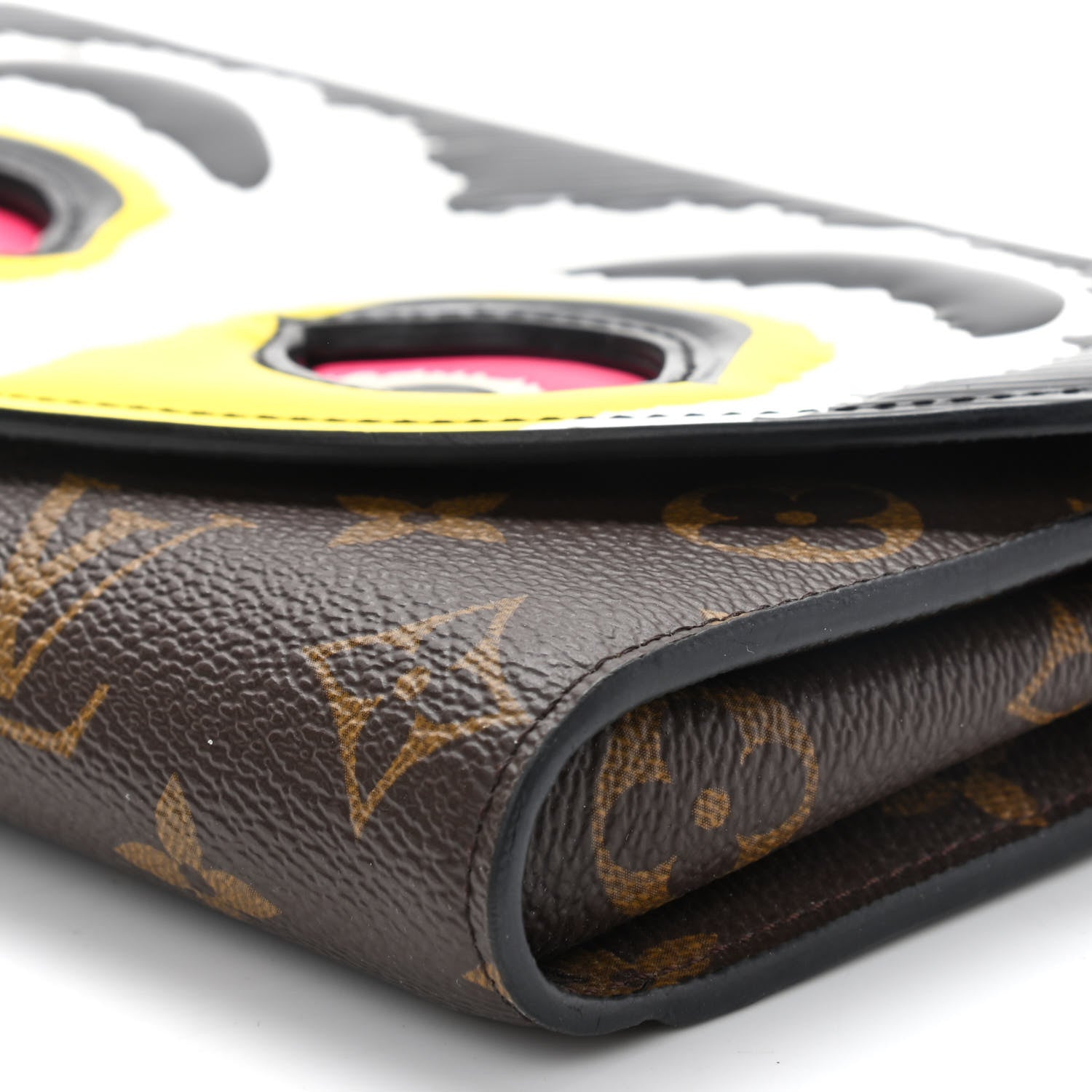 Louis Vuitton Monogram Kabuki Chain Wallet Black 9 of 11