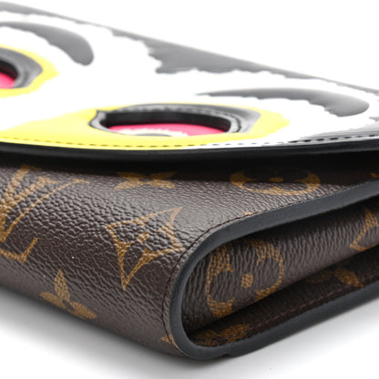 Louis Vuitton Monogram Kabuki Chain Wallet Black 9 of 11