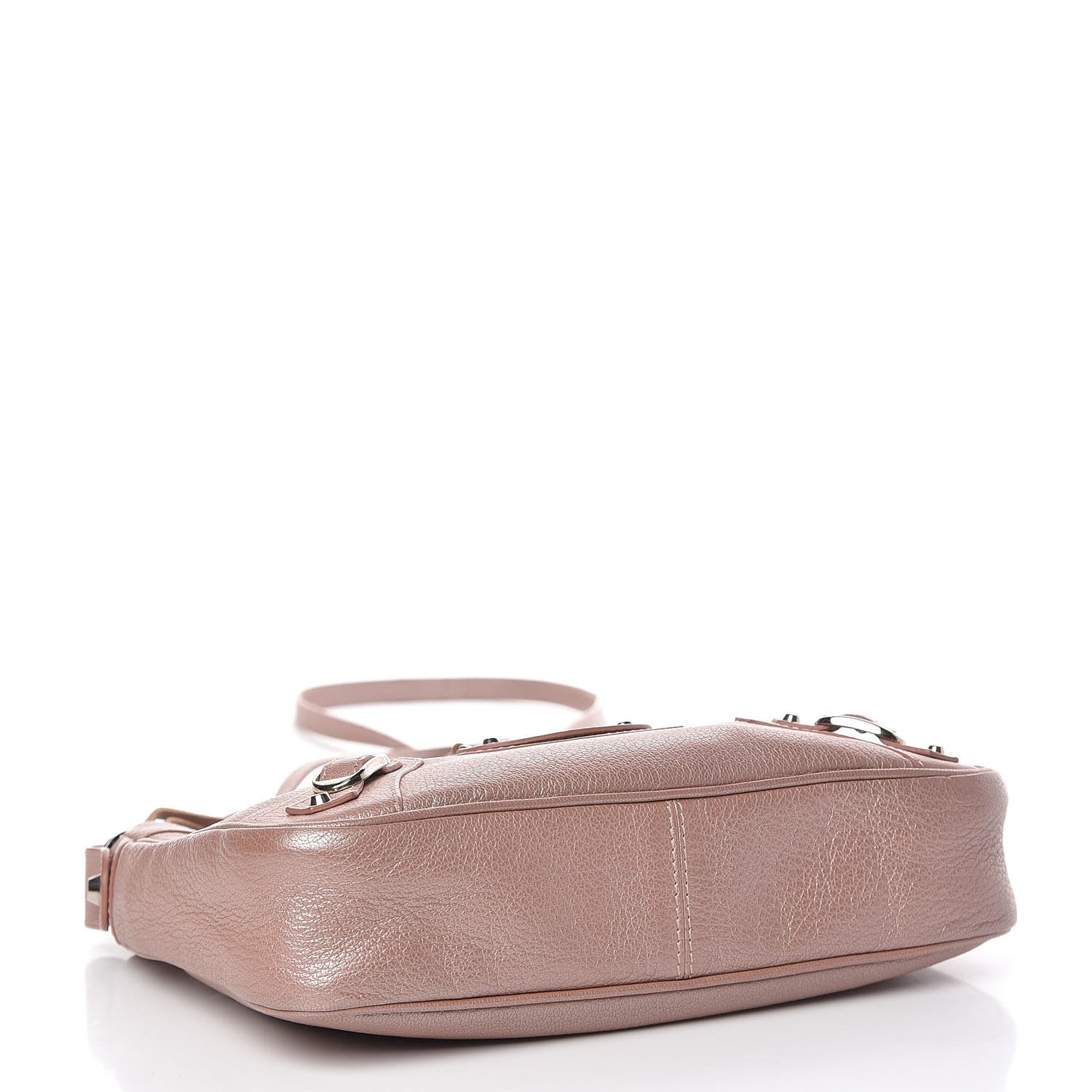 Chevre Classic Silver Hardware Hip Rose