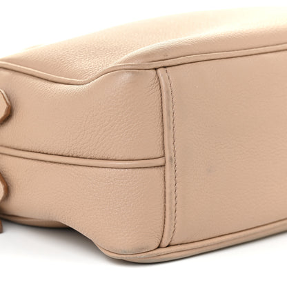 Prada Vitello Daino Medium Double Zip Shoulder Bag Cammeo 9 of 20