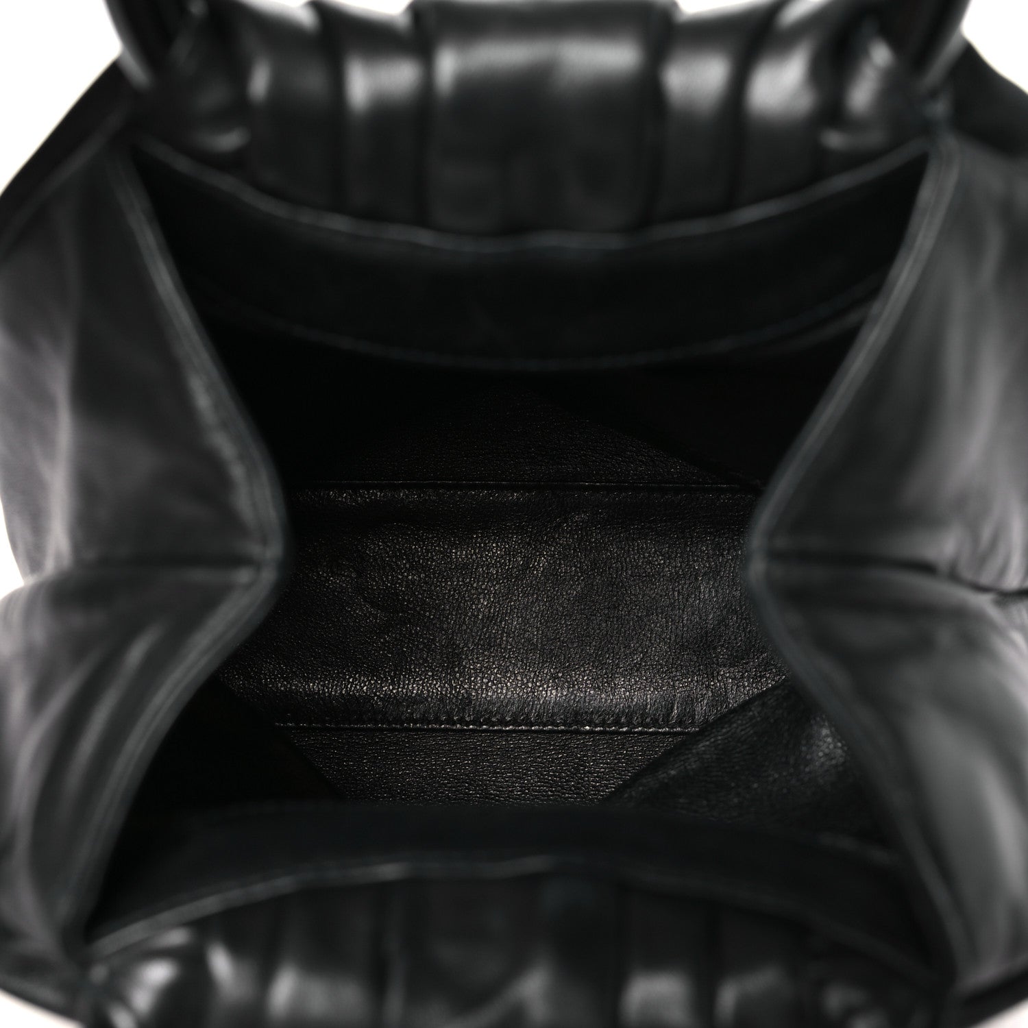 Chanel Lambskin Camelia Round Handle Mini Bag Black 6 of 13