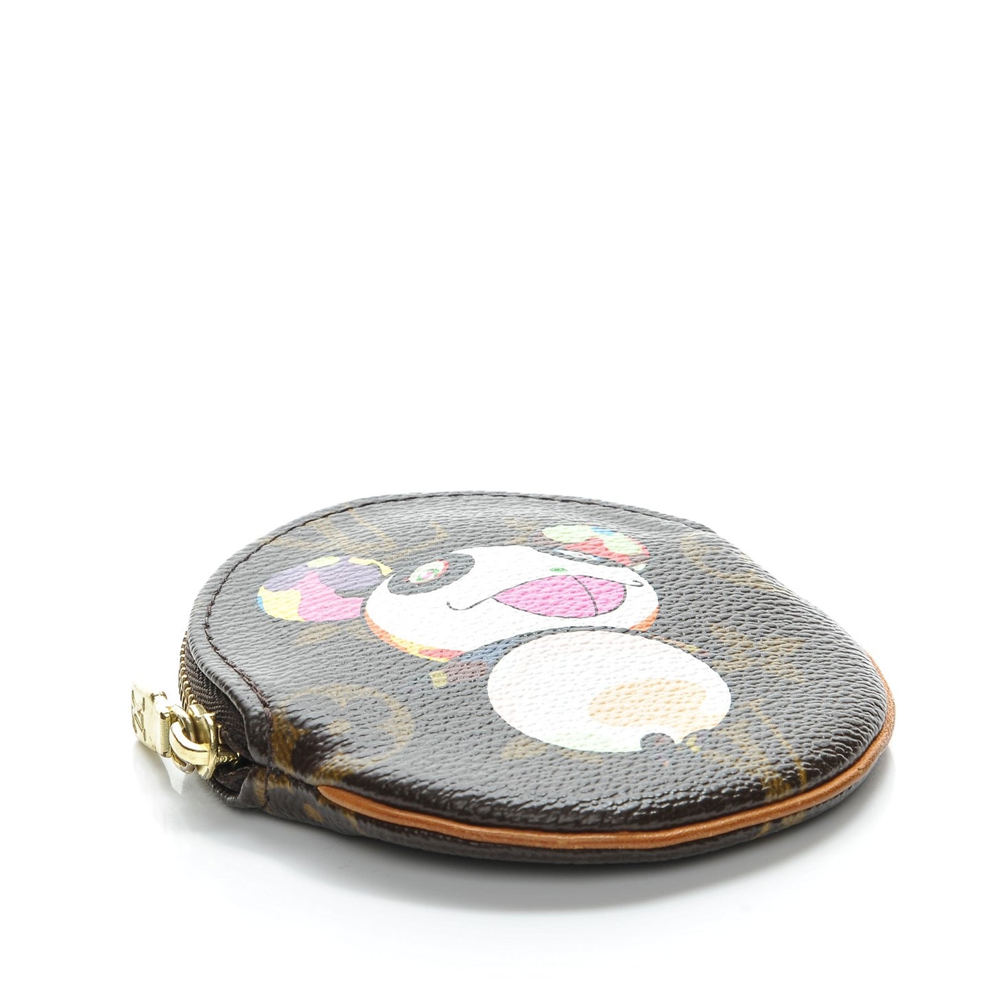 Monogram Panda Round Coin Purse
