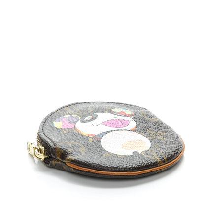 Louis Vuitton Monogram Panda Round Coin Purse 4 of 8