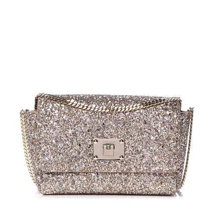 Jimmy Choo Glitter Mini Ruby Chain Crossbody Ruby 1 of 10