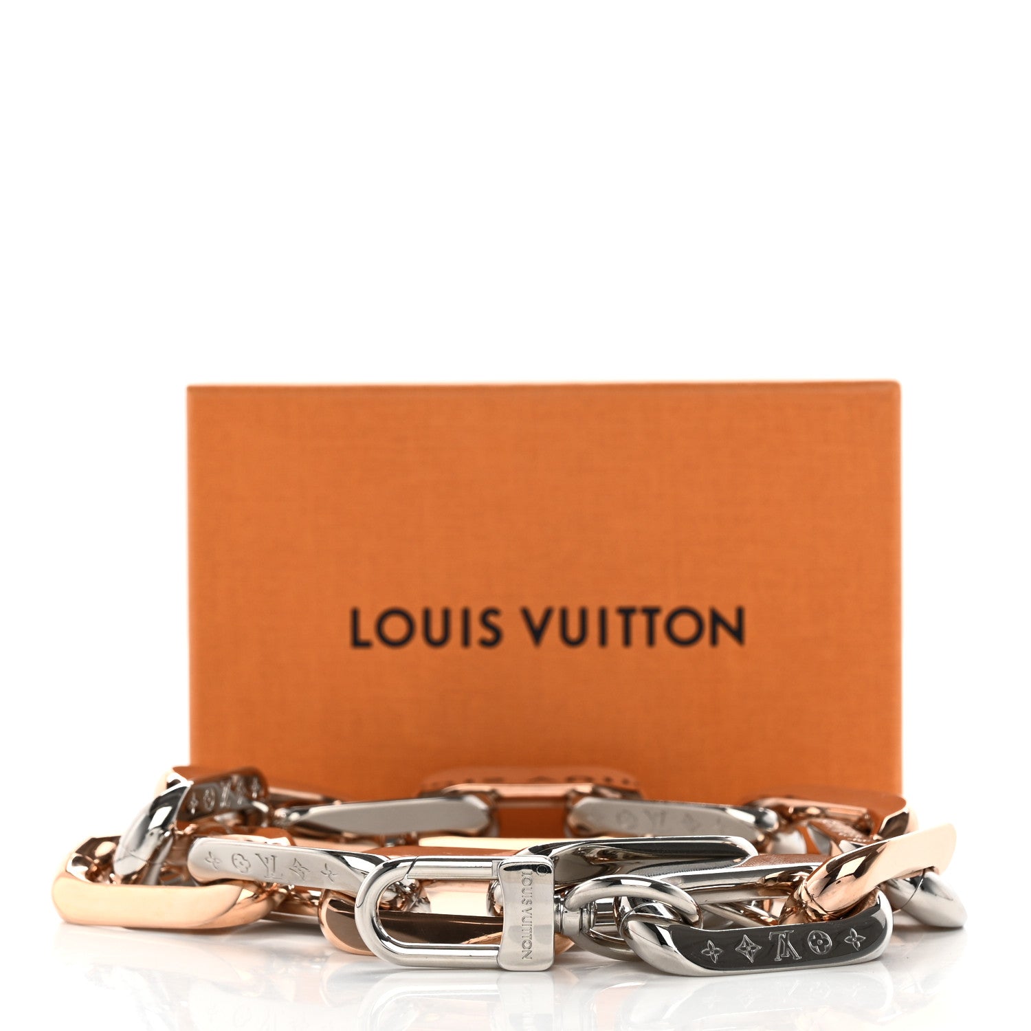 Louis Vuitton Metal Coussin PM Chain Strap Rose Gold Silver 4 of 4
