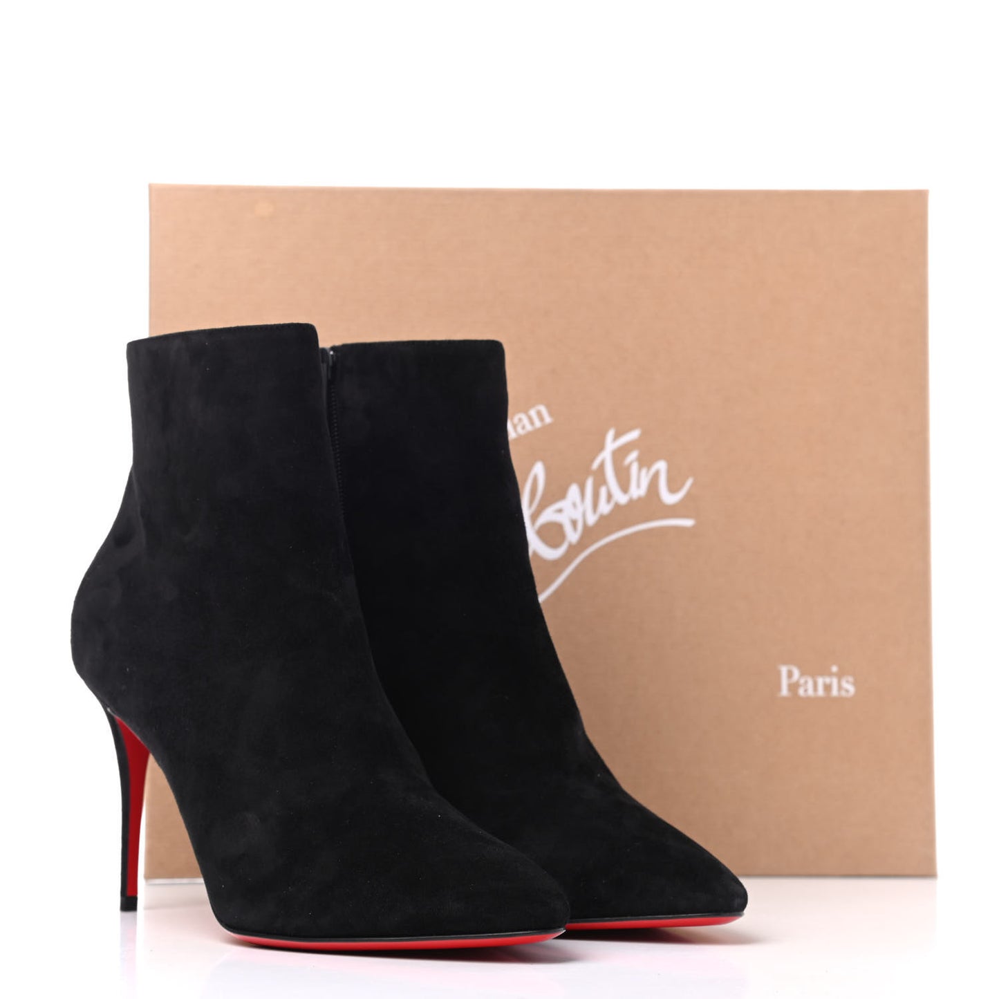Veau Velours Eloise Booty 85 Ankle Boots 41 Black