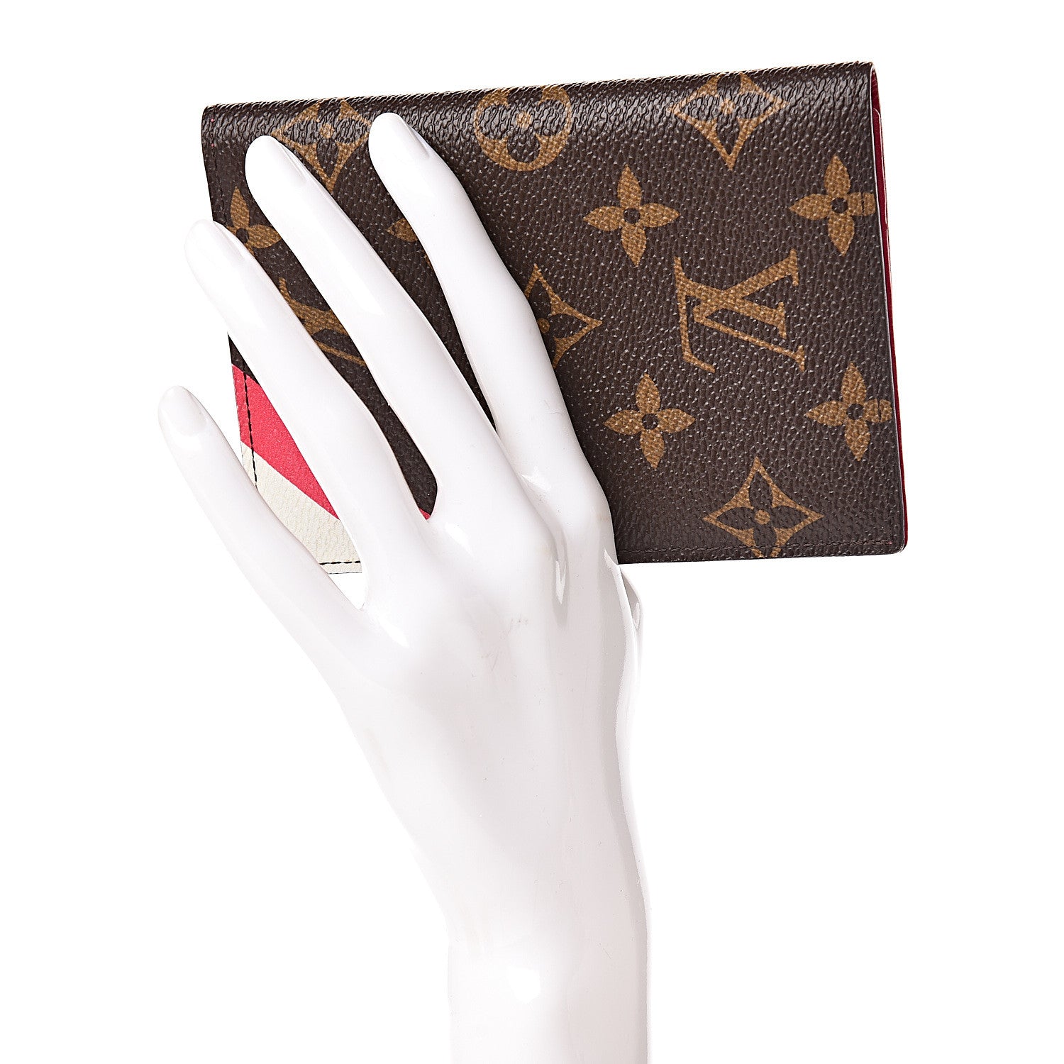 Louis Vuitton Monogram My LV Heritage Passport Cover Fuchsia White 2 of 9