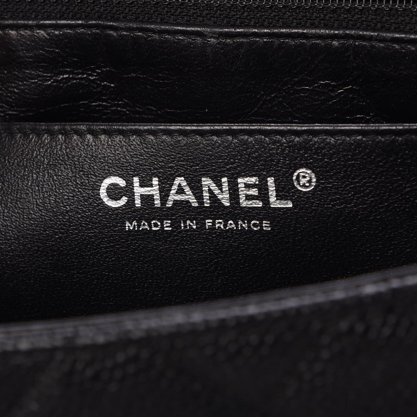 Caviar Quilted Jumbo Single Flap Black