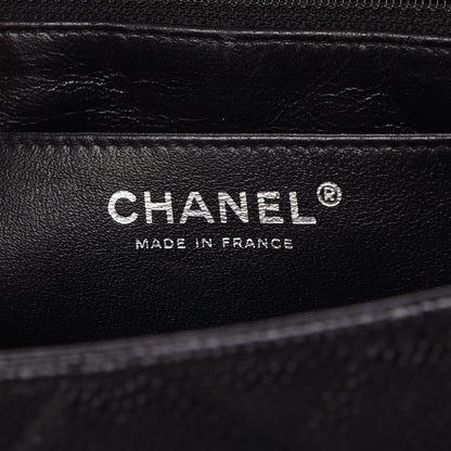 Chanel Caviar Quilted Jumbo Single Flap Black 7 of 7