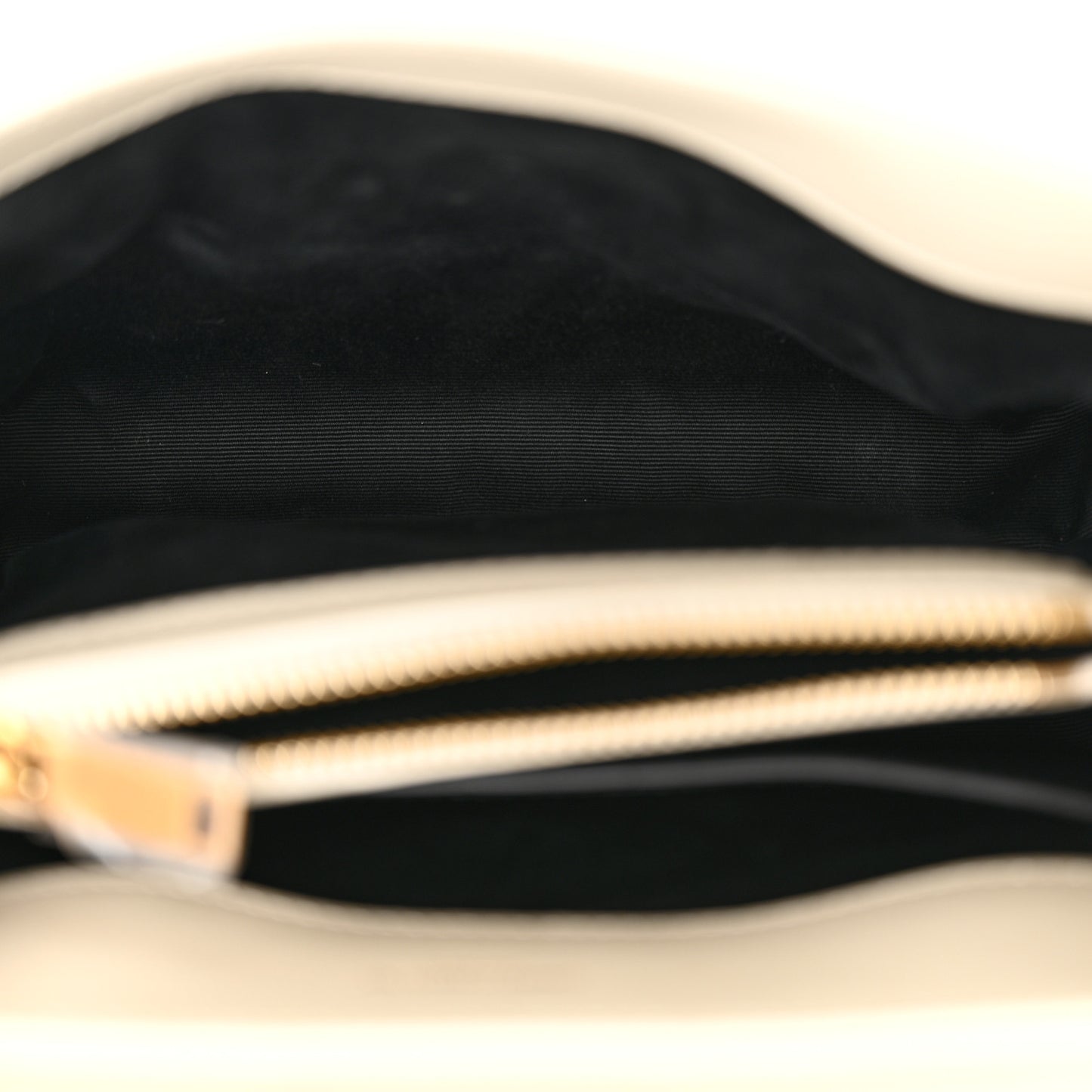 Calfskin Y Quilted Monogram Small Loulou Chain Satchel Crema Soft