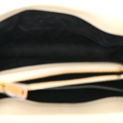 Saint Laurent Calfskin Y Quilted Monogram Small Loulou Chain Satchel Crema Soft 5 of 11