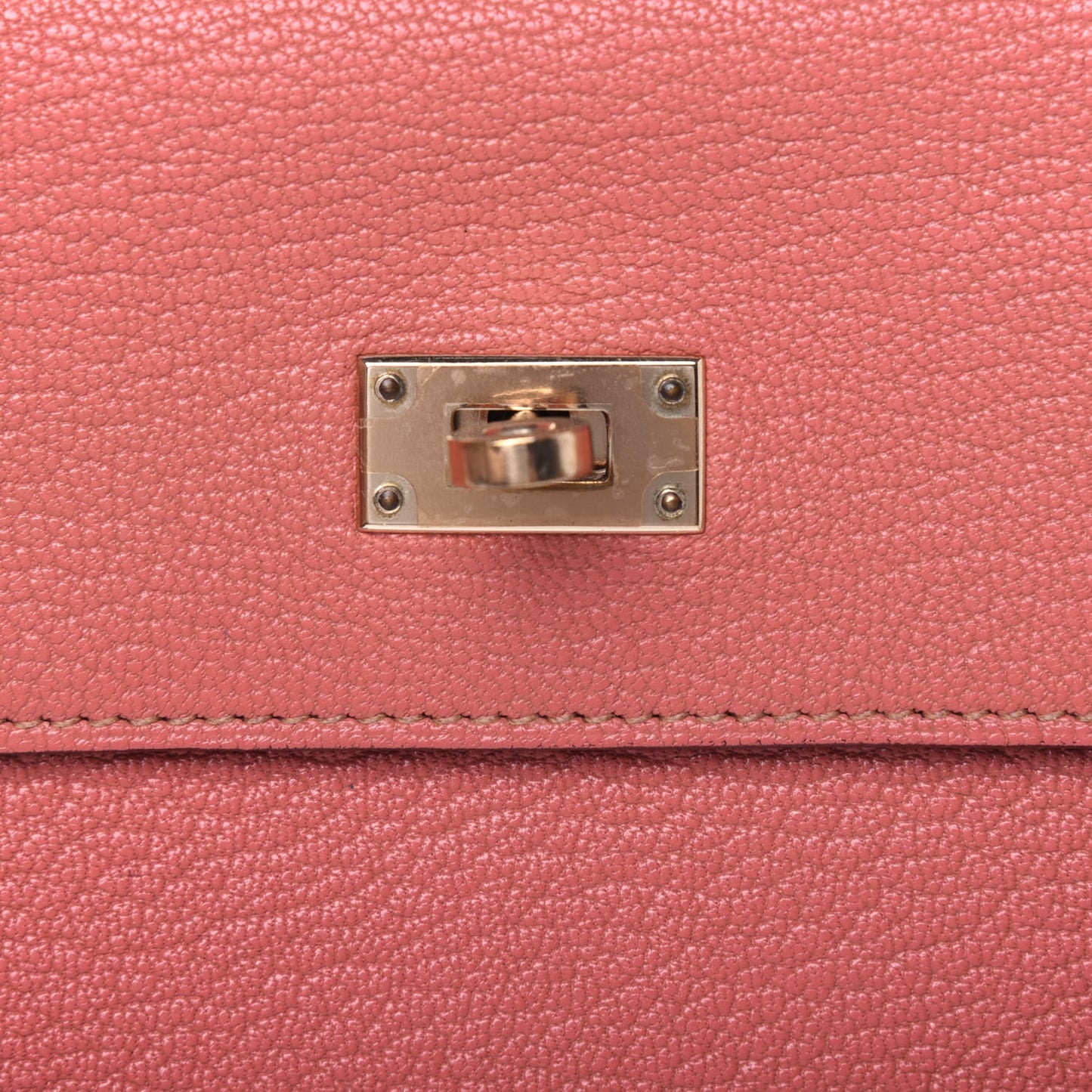 Chevre Mysore Kelly Longue Wallet Rose The