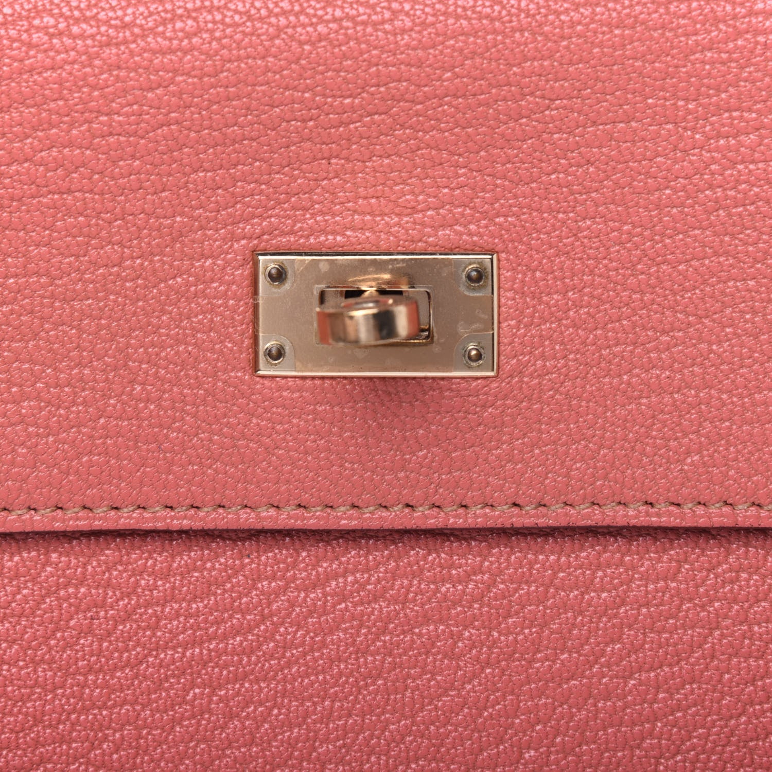 Hermes Chevre Mysore Kelly Longue Wallet Rose The 17 of 19