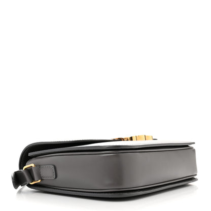 Celine Shiny Calfskin Medium Triomphe Grey 4 of 14