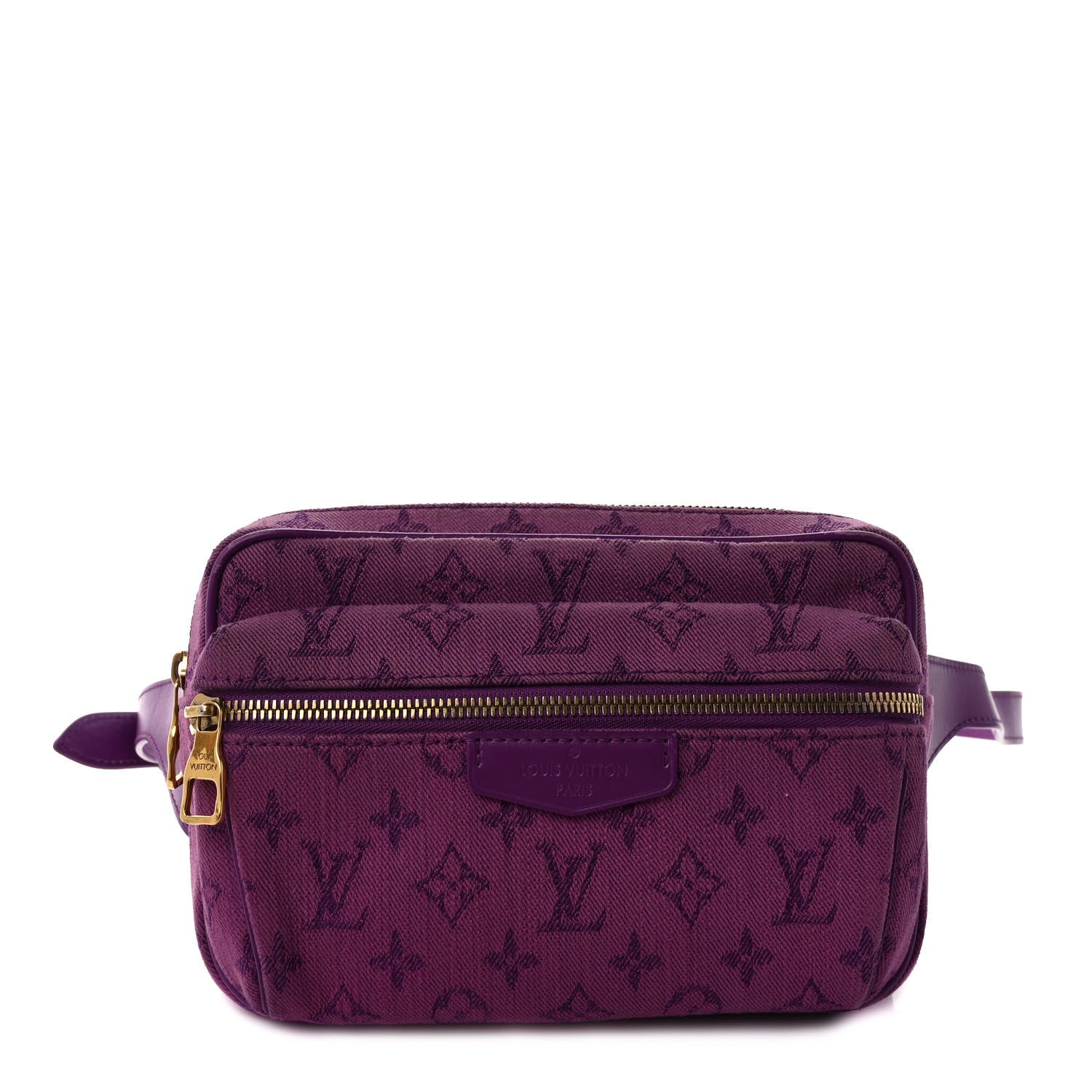 Louis Vuitton Denim Monogram Outdoor Bumbag Purple 1 of 8