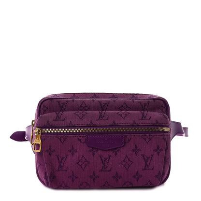 Louis Vuitton Denim Monogram Outdoor Bumbag Purple 1 of 8