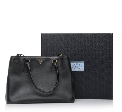 Prada Saffiano Lux Medium Tote Nero Black 10 of 10