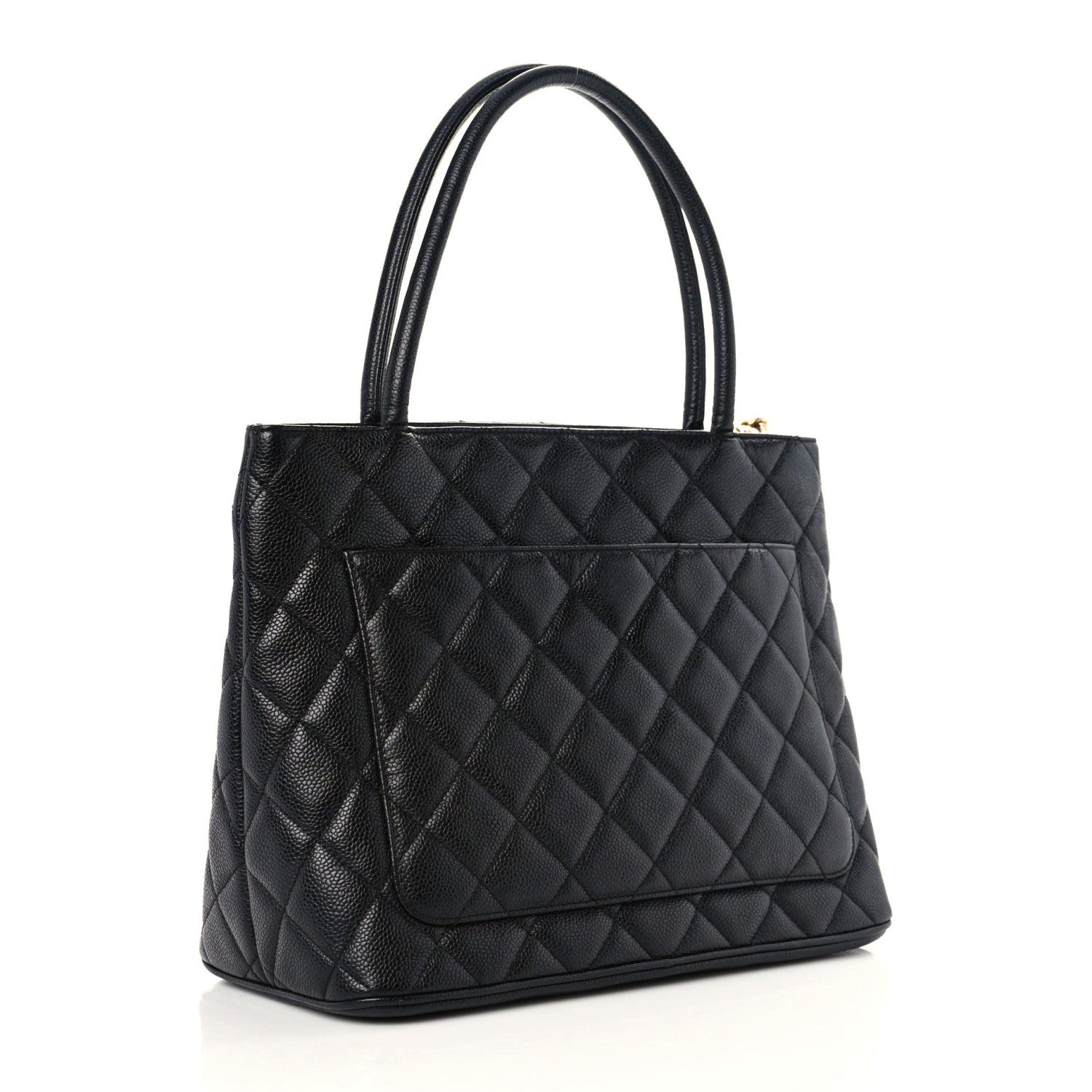 Chanel Caviar Quilted Medallion Tote Black 3 of 12