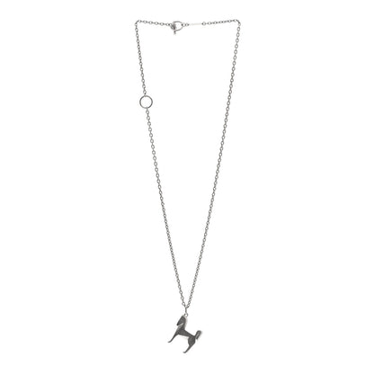 Hermes Palladium Panache Pendant Necklace 3 of 6