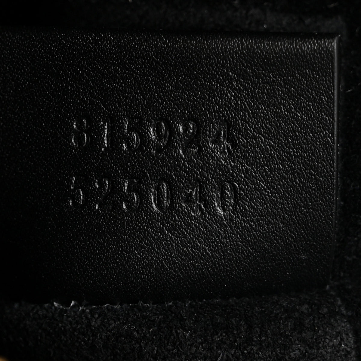 Gucci GG Calfskin Embossed B Medium Shoulder Bag Arabella Black 8 of 11