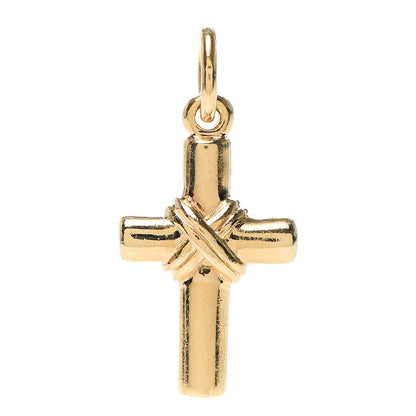 Tiffany 18K Yellow Gold Cross Charm 1 of 3