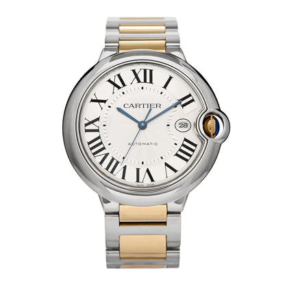 Cartier Stainless Steel 18K Yellow Gold 42mm Ballon Bleu De Cartier Automatic Watch 1 of 5