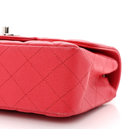 Chanel Caviar Quilted Mini Rectangular Flap Red 10 of 13