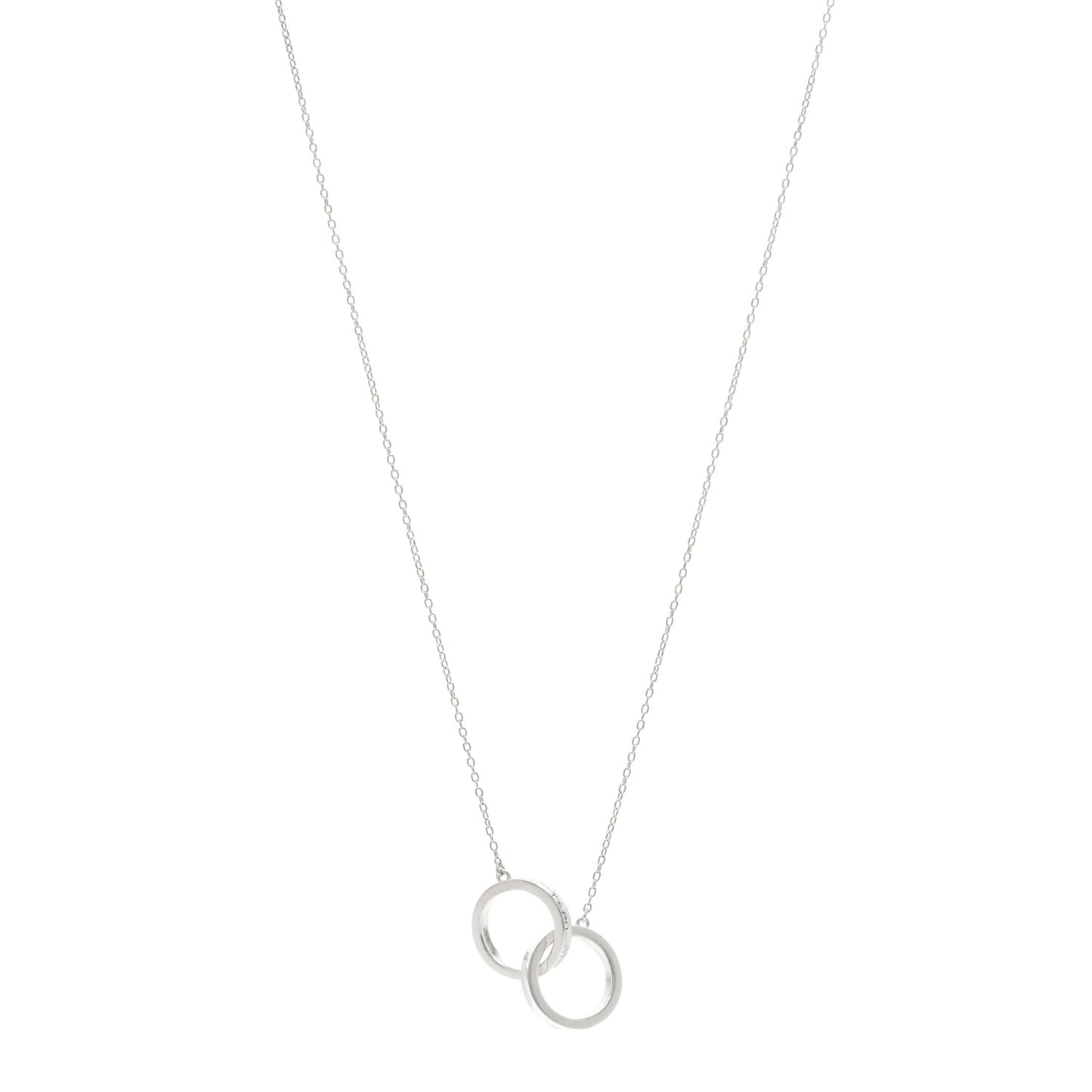 Sterling Silver 1837 Interlocking Circles Pendant Necklace