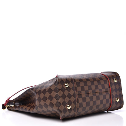 Louis Vuitton Damier Ebene Caissa Hobo Cherry 3 of 9
