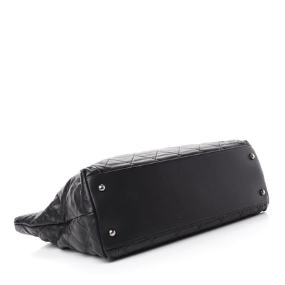 Chanel Lambskin Quilted Tote Black 4 of 12