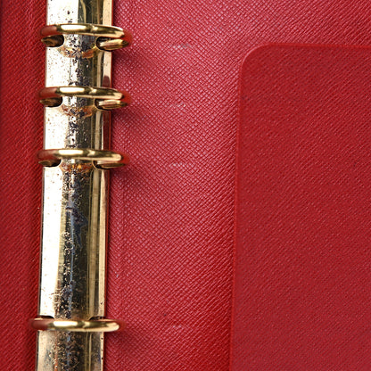 Louis Vuitton Epi Medium Ring Agenda Cover Rouge 7 of 8