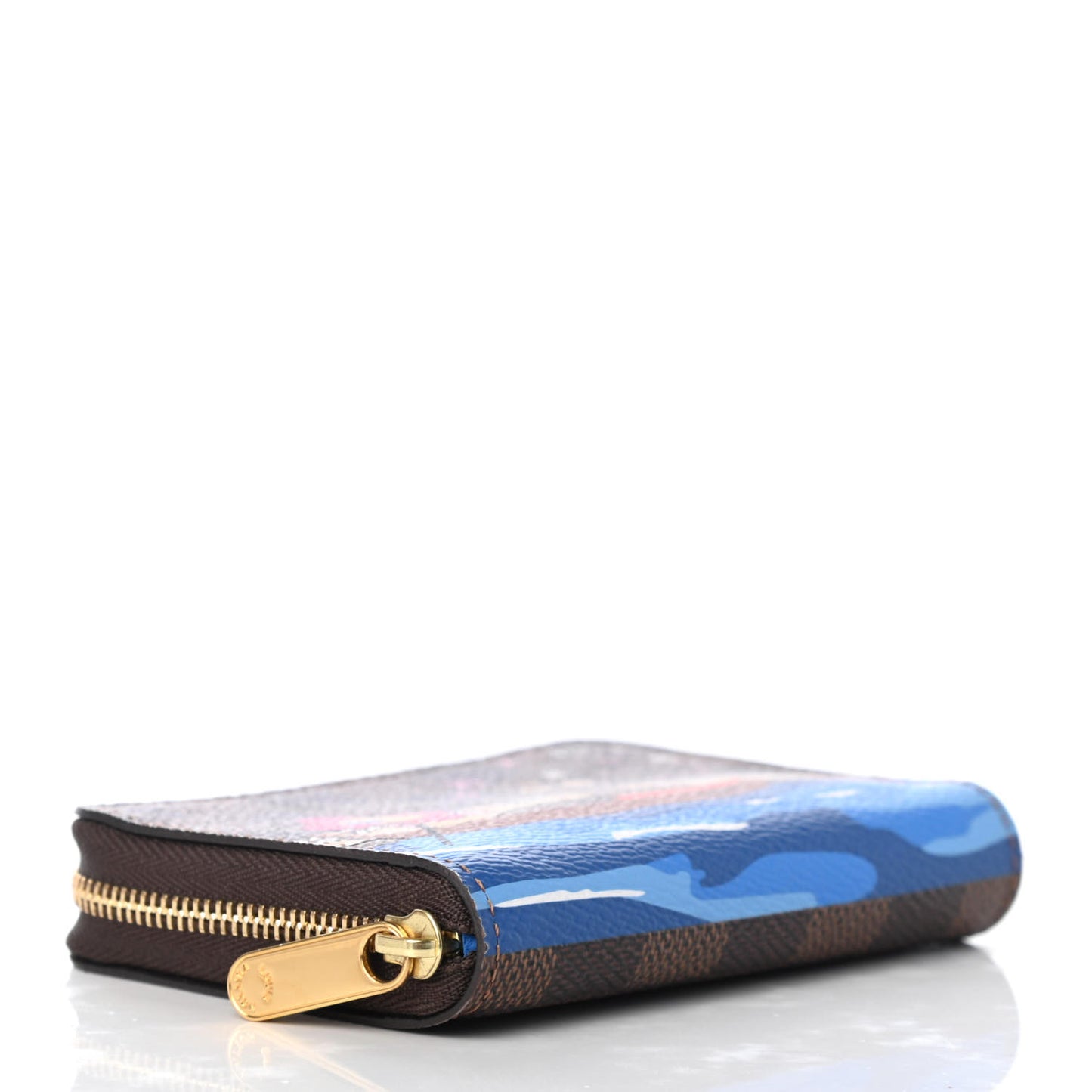 Damier Ebene 2019 Christmas Animation Zippy Coin Purse Blue
