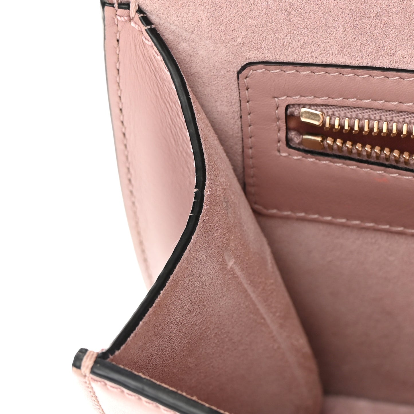 Vitello Medium Rockstud Demilune Shoulder Bag Lipstick