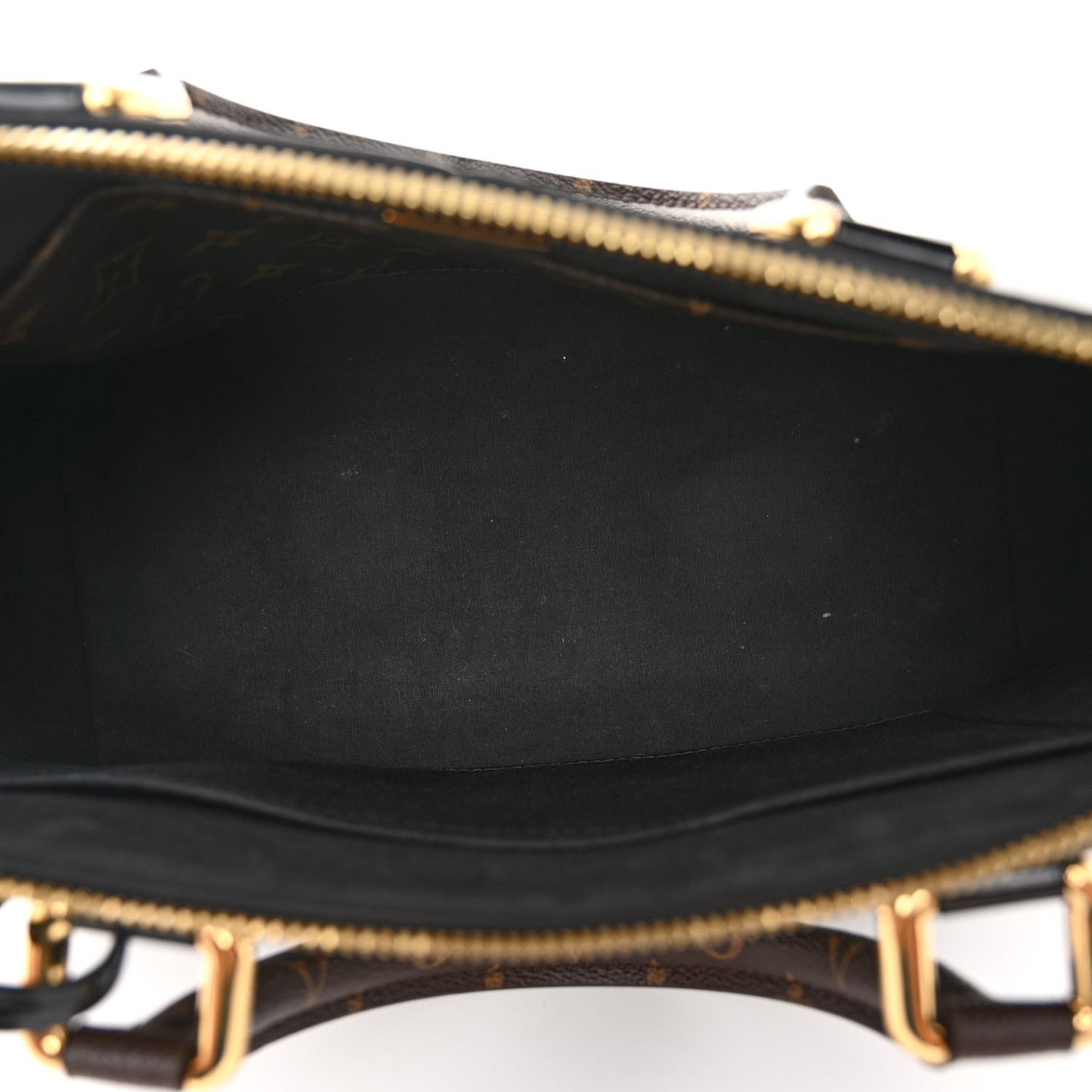 Patent Calfskin Miroir Tote Black