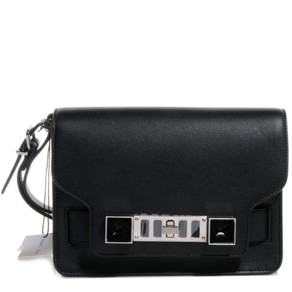 Proenza Schouler Smooth Calf PS11 Wristlet Clutch Black 1 of 12