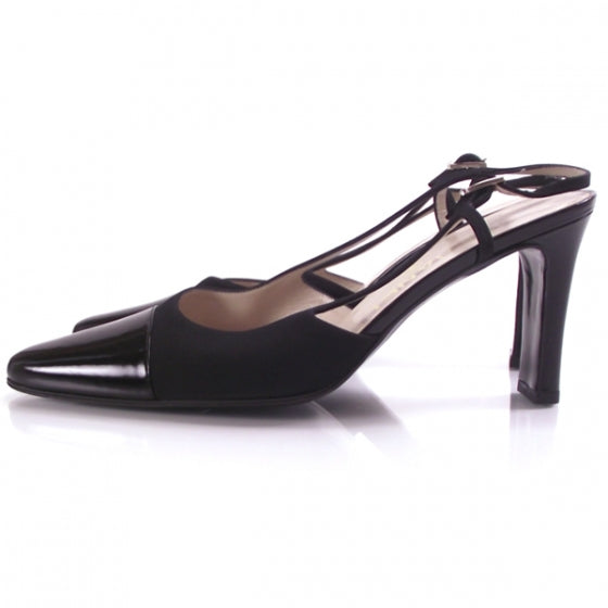 Chanel Pointed Toe Sling Back Pumps 2 of 7