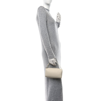 The Row Grained Calfskin 90's Bag Ivory 2 of 12