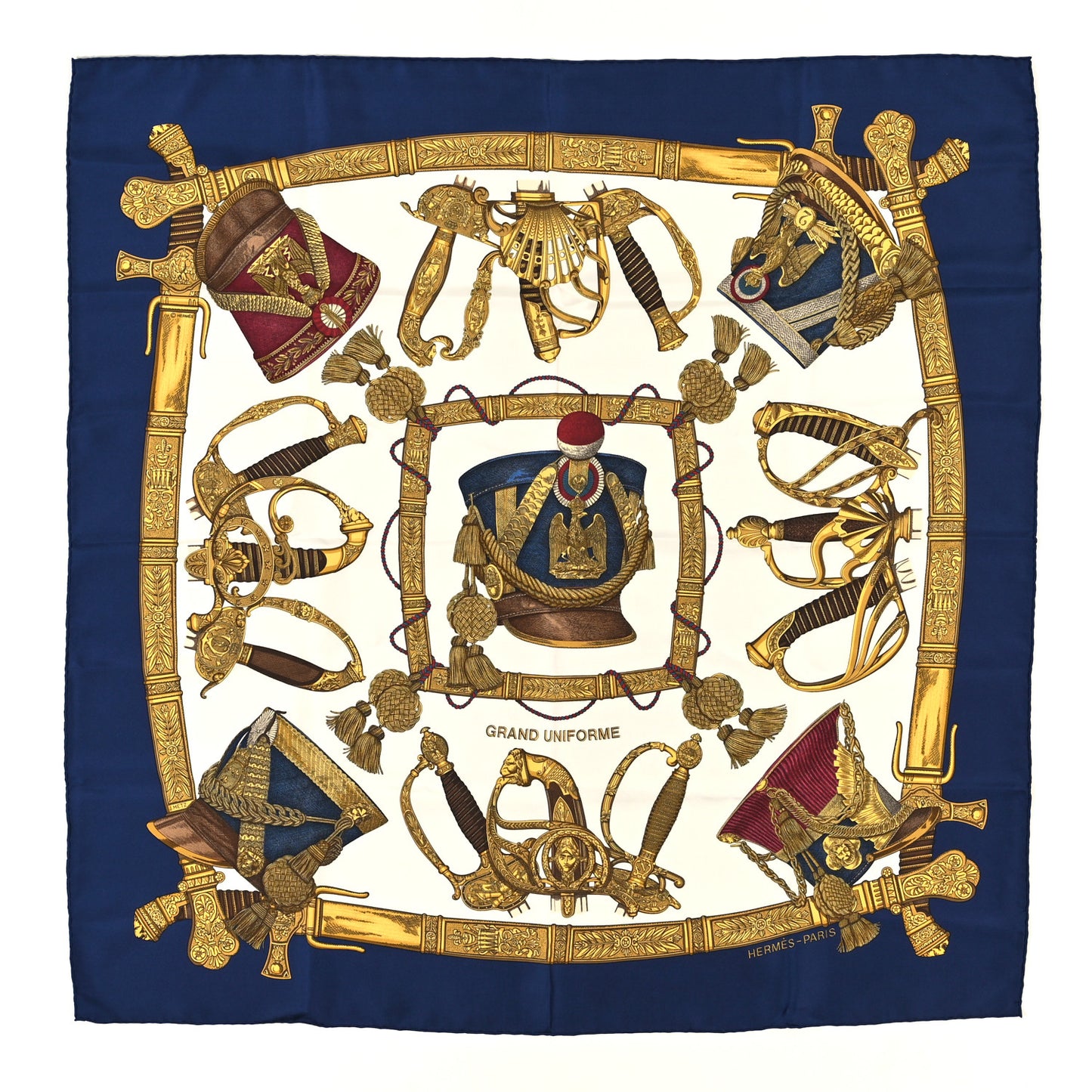Silk Grand Uniforme Scarf 90