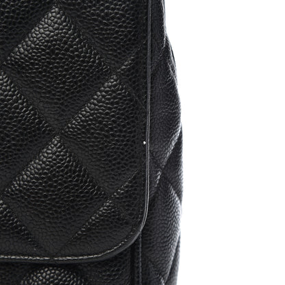 Chanel Caviar Quilted Medium Single Flap Black 11 of 14
