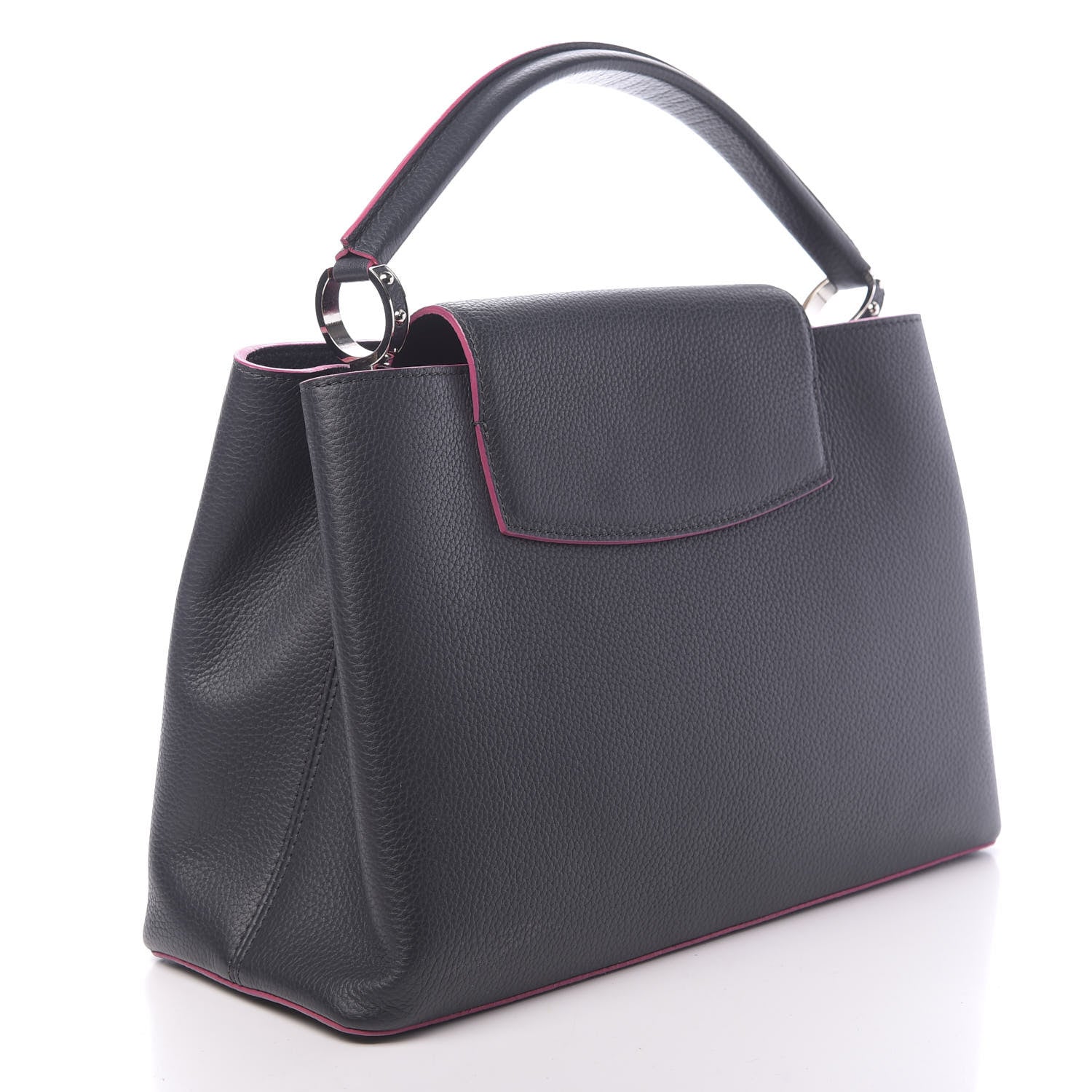 Louis Vuitton Taurillon Capucines MM Cobalt 3 of 10