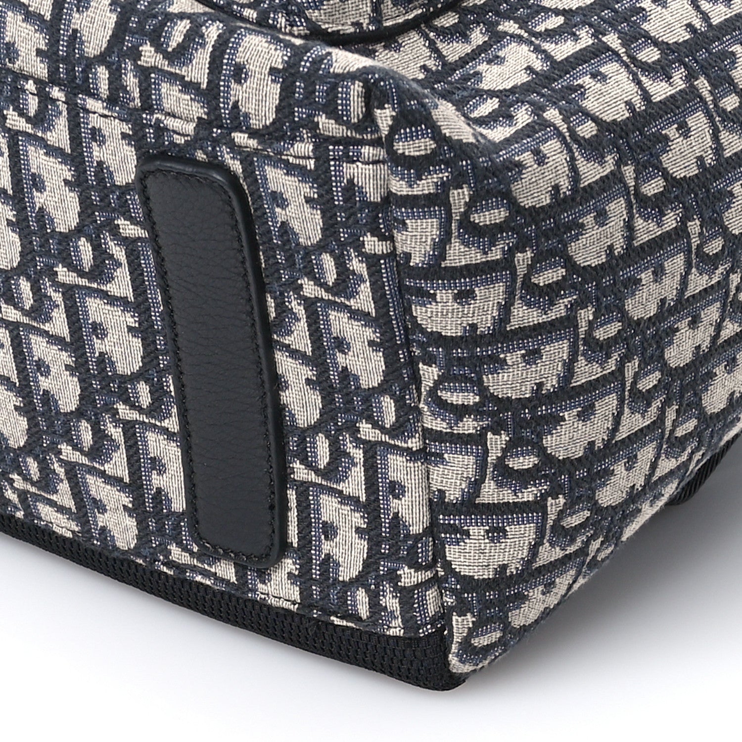 Christian Dior Oblique Calfskin Rider Backpack Beige Black 9 of 9
