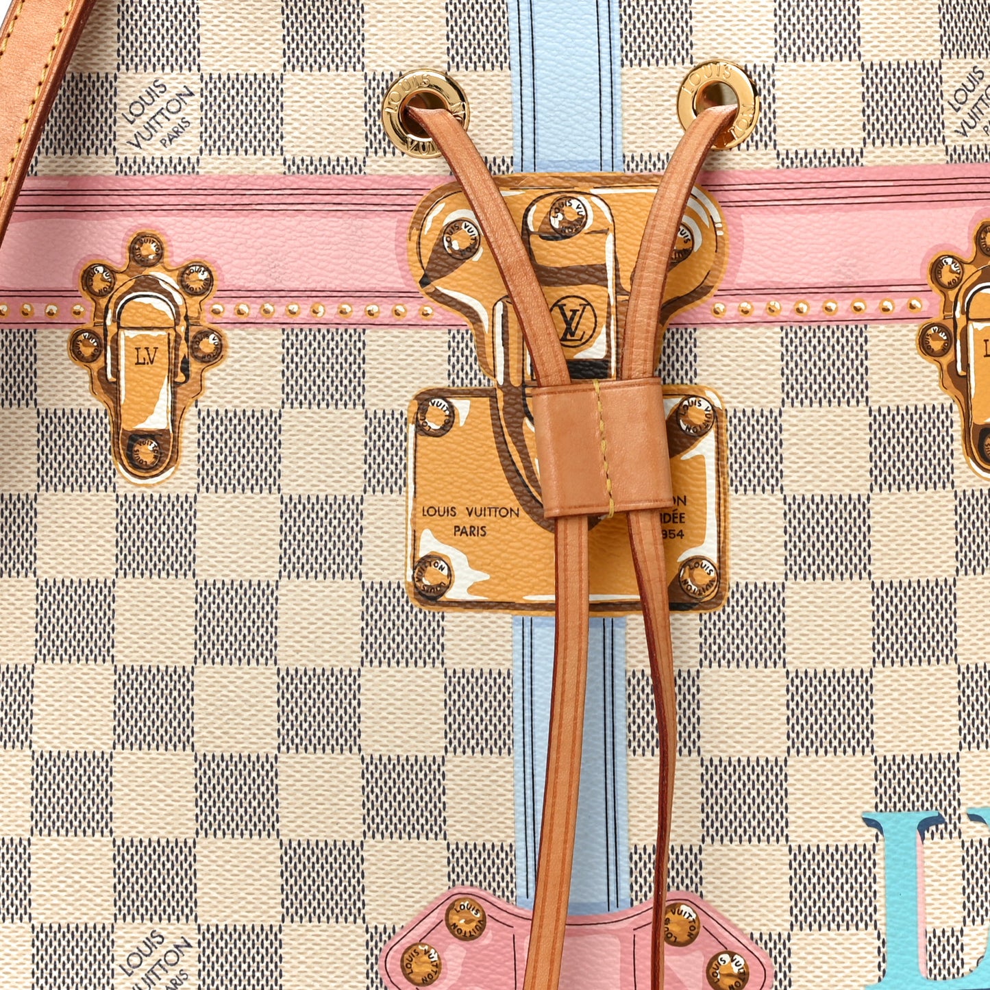 Damier Azur Summer Trunks Neonoe