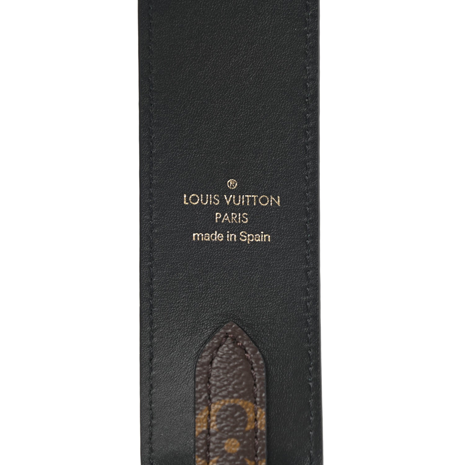 Louis Vuitton Monogram Bandouliere Shoulder Strap Black 3 of 5