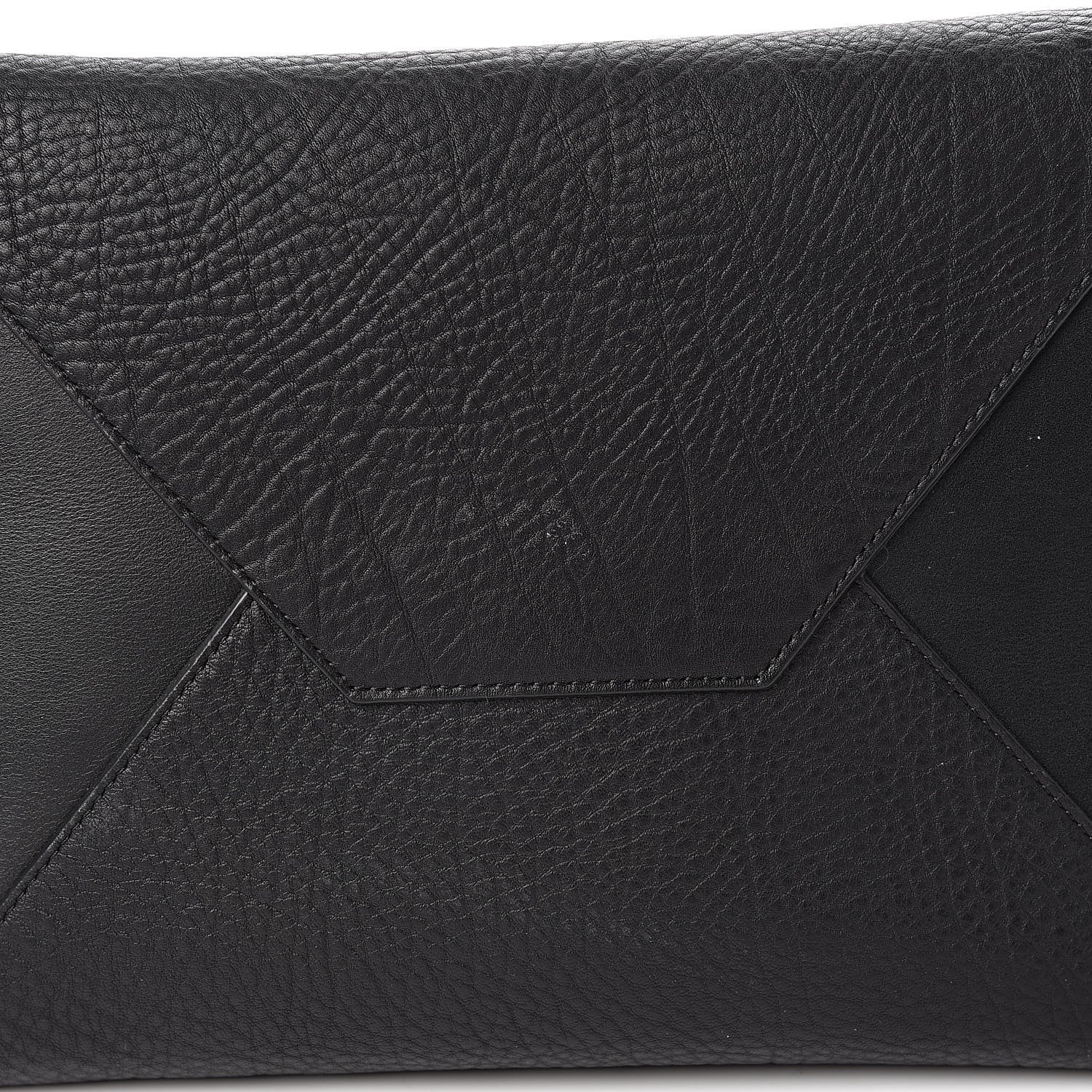Celine Velluto Smooth Calfskin Medium Horizontal Cabas Phantom Black 9 of 10