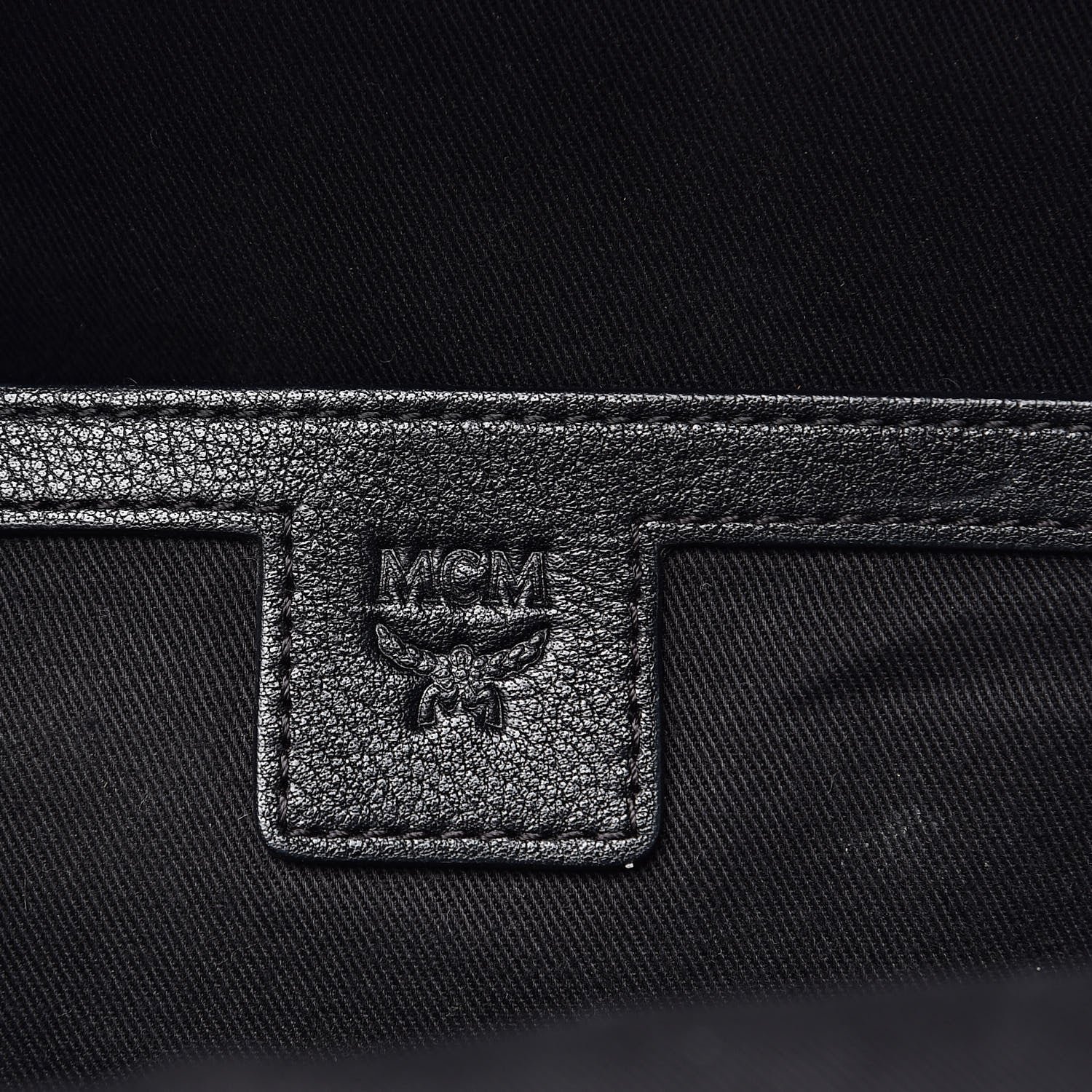 MCM Calfskin Ottomar Small Stark Backpack Black 6 of 12