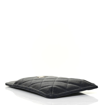 Chanel Caviar Quilted Classic iPhone Pouch Navy 4 of 10