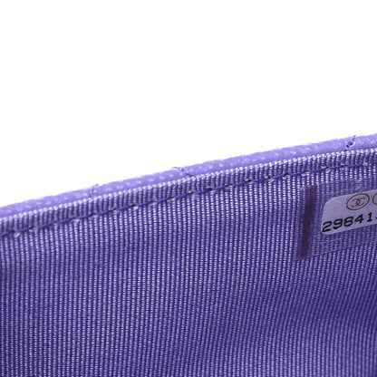 Chanel Caviar Quilted Wallet On Chain WOC Purple 9 of 11