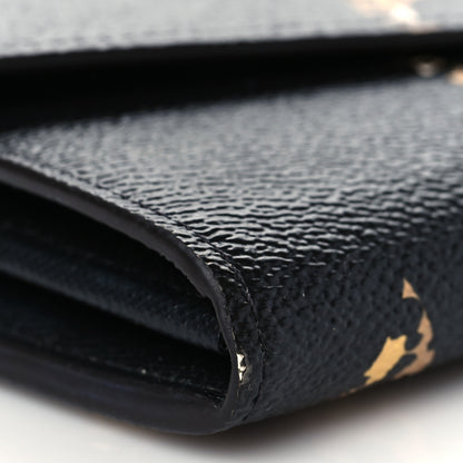 Louis Vuitton Monogram Giant Jungle Sarah Wallet Black 8 of 11