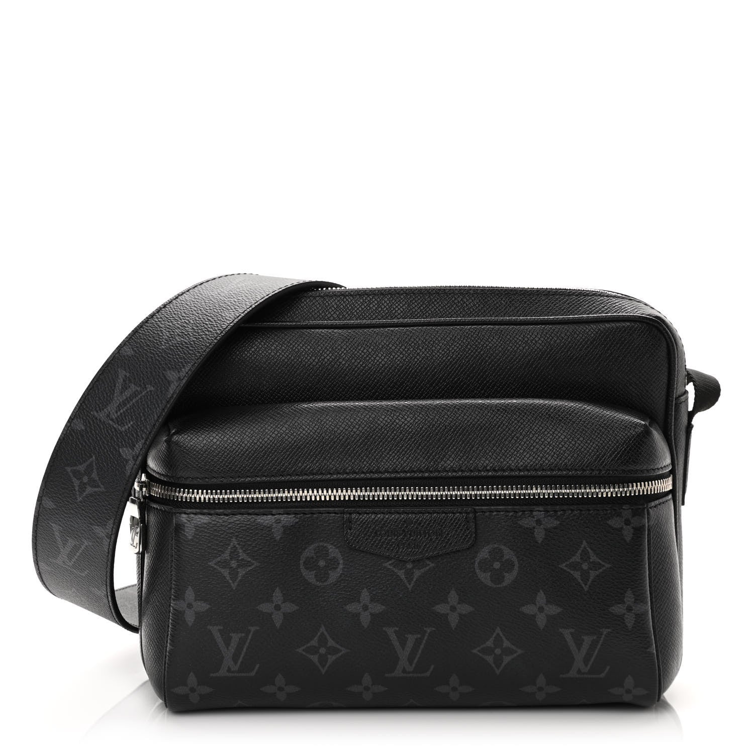 Louis Vuitton Taiga Monogram Eclipse Outdoor Messenger Black 1 of 10